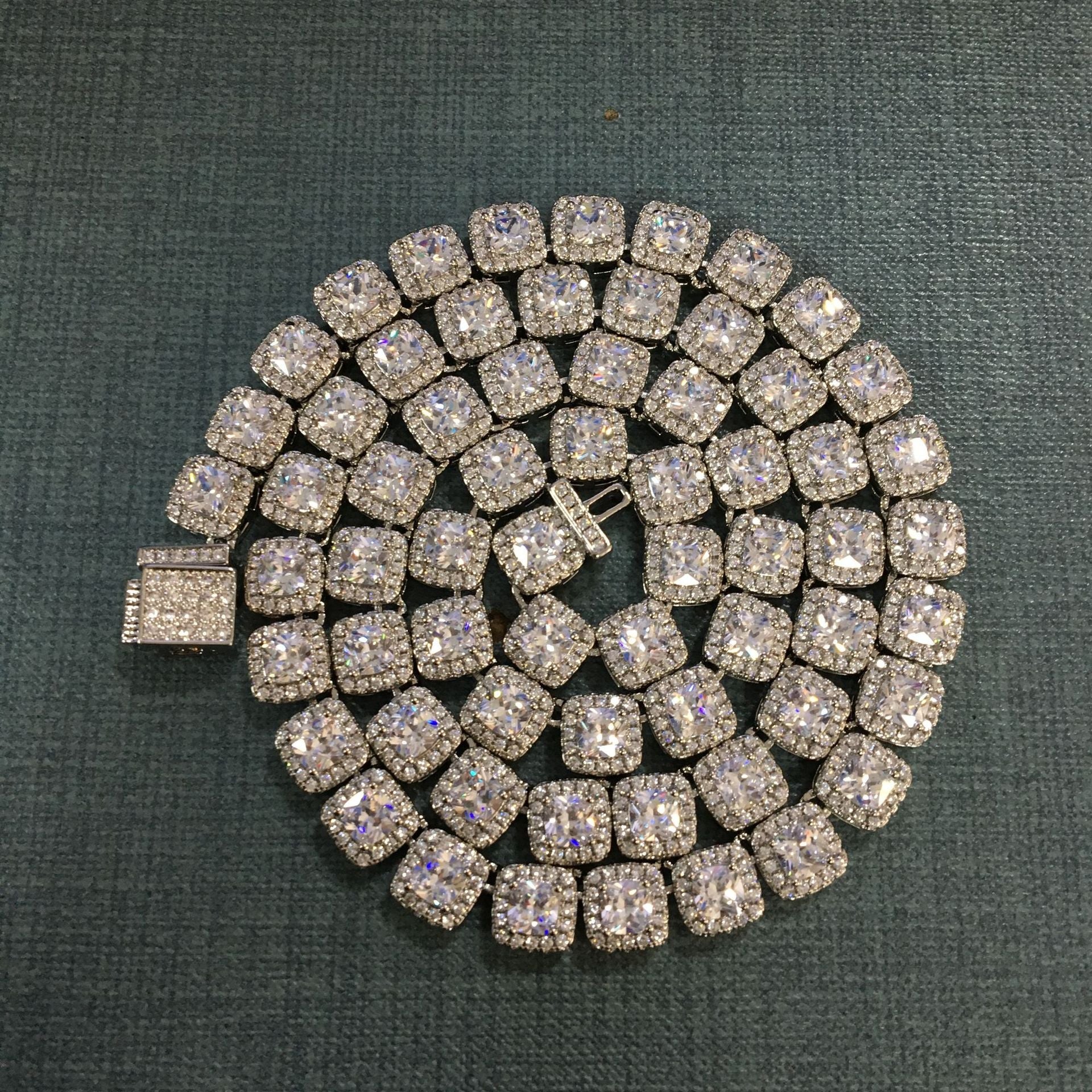 Iced Out Tennis Chain Cubic Zirconia CZ Hip Hop Necklace