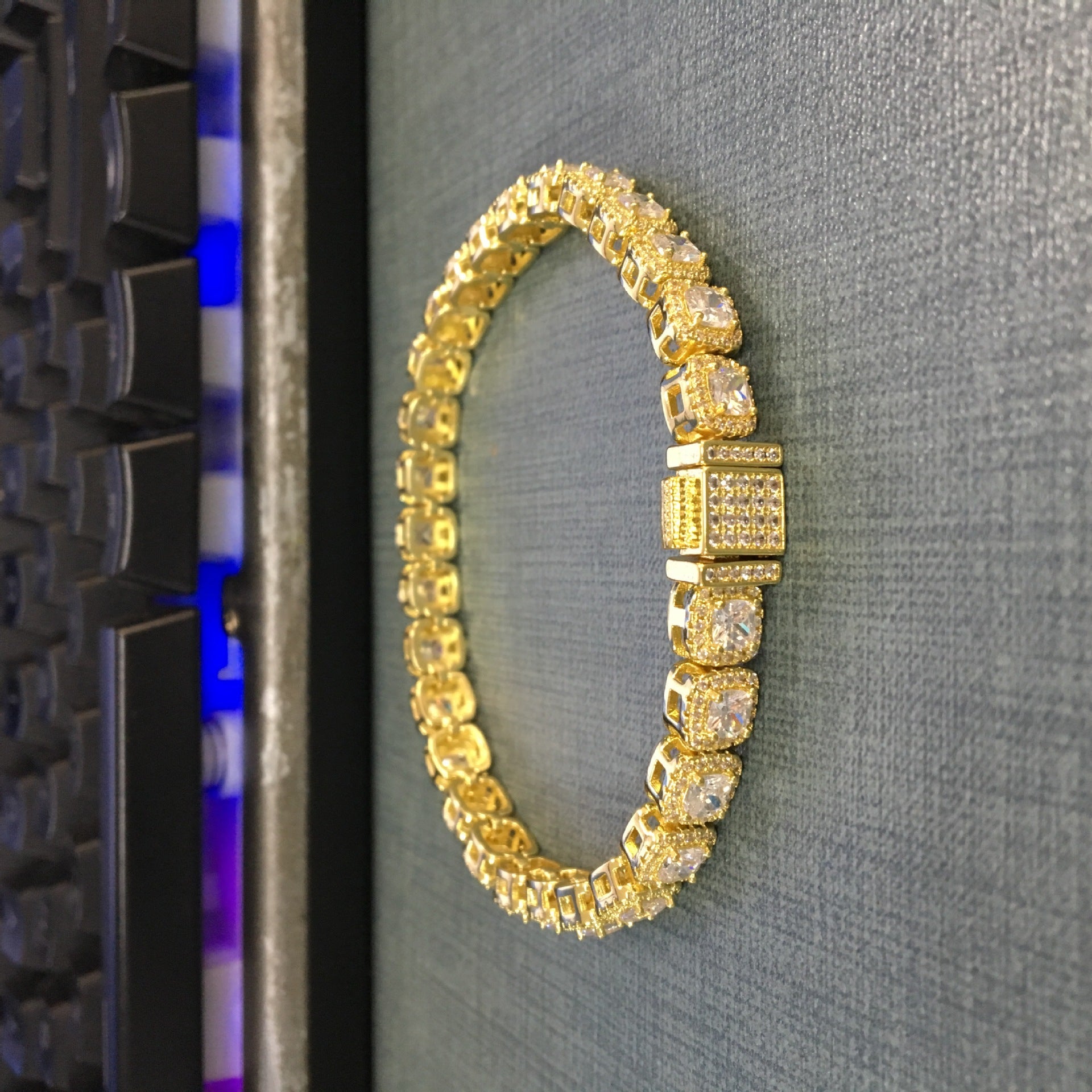 Iced Out Tennis Chain Cubic Zirconia CZ Hip Hop Necklace